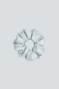 Blue Donuts Large Silk Scrunchie brings a cool, airy mood with a secure, comfortable wrap.