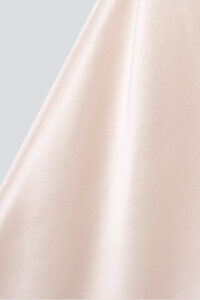 Close-up of the silk fabric of MANITO basal round-neck silk nightdress.