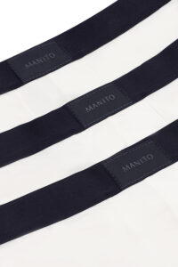 Close-up of MANITO waistband on Cloud light Men's Underwears, highlighting refined stitching and a soft stretch.