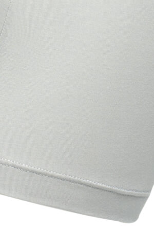 Close-up of grey Cloud light Men's Underwear fabric, breathable silk knit with fine texture for lasting comfort.