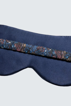 Close-up of the Euphoria Silk Eye Mask for Men showing the elastic band.