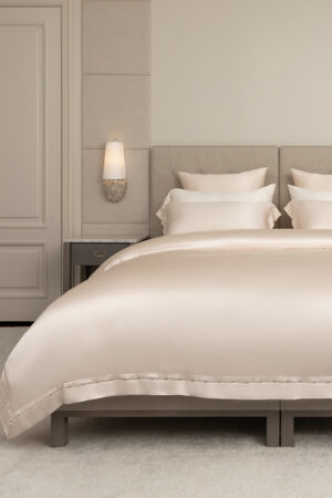 A full view of MANITO New Aqua Bedding Sets with Fitted Sheet, showcasing the aqua color and the complete set.