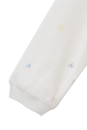 Sleeve detail of New Signature Children's Knit Pajama top, showing the ribbed cuff and smooth knit texture.