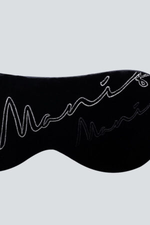 Velvet sleep mask by MANITO, ensuring a comfortable and luxurious sleep experience.