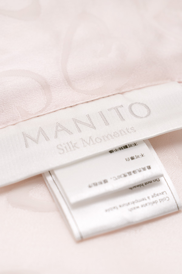 pink MANITO silk sheets
